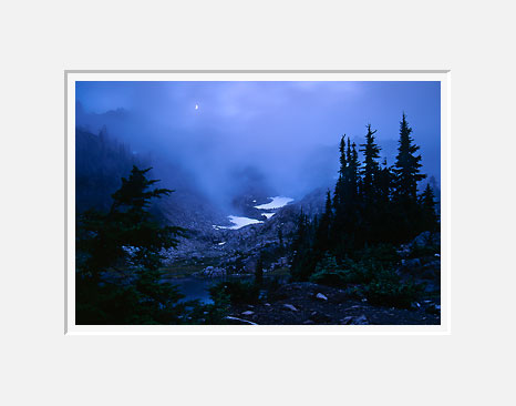 Moonset Variant, Valley of Heaven - Olympic National Park, Washington (24270 bytes)