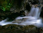 A Small Waterfall, Deception Creek - North Cascade Mountains, Washington (6624 bytes) www.jeffkrewson.com